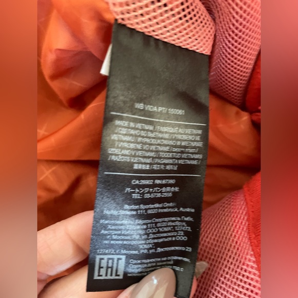 Burton Vida Women’s Snow Pant - Burnt Orange, Size L - Picture 7 of 9